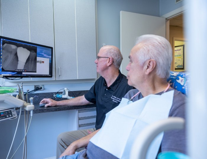 A photo of the dental team